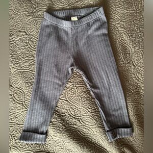 18 month Slate Gray Kids Toddler H&M Ribbed Bottoms Leggings Joggers Viscose